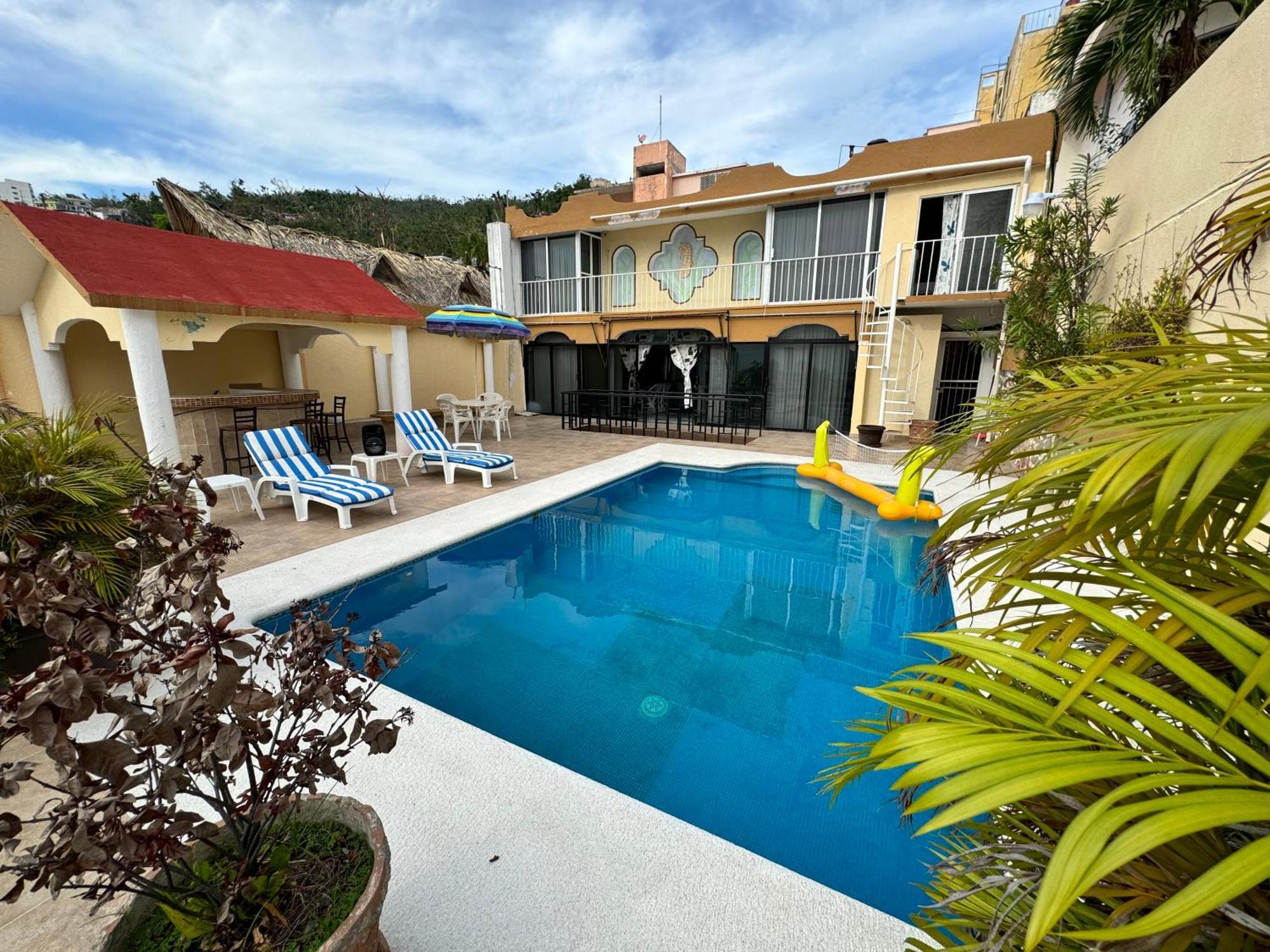 Blue Coast With Pool And Ocean View 10 To 35 P Villa Akapulko Dış mekan fotoğraf