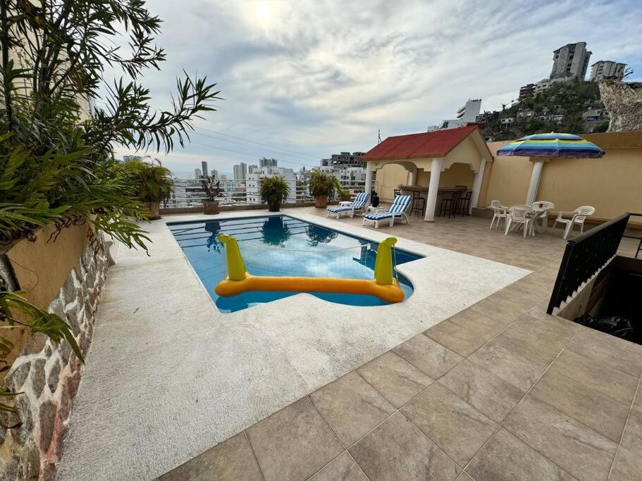 Blue Coast With Pool And Ocean View 10 To 35 P Villa Akapulko Dış mekan fotoğraf