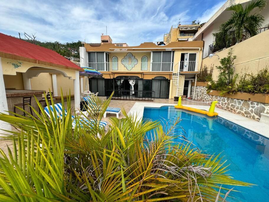 Blue Coast With Pool And Ocean View 10 To 35 P Villa Akapulko Dış mekan fotoğraf